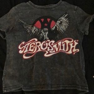 aerosmith band tee